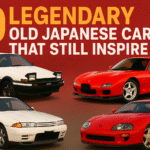 "Collage of 10 legendary old Japanese cars showcasing timeless JDM classics that continue to inspire car enthusiasts worldwide."