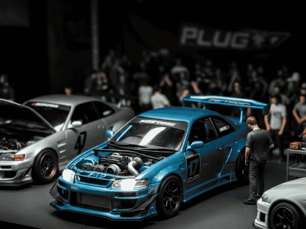Live JDM car tuning and customization demonstration at JDM Expo