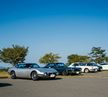 open sky featuring some best japanese classic cars