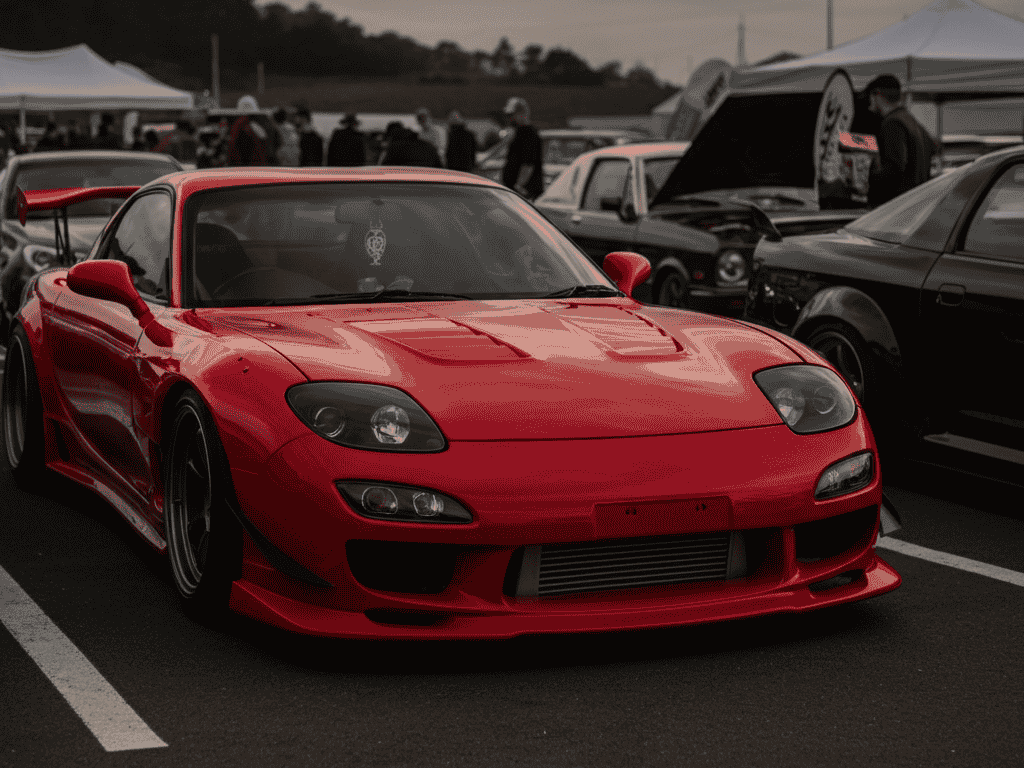 Nissan Skyline R34 GT-R on track, legendary Old Japanese Car”