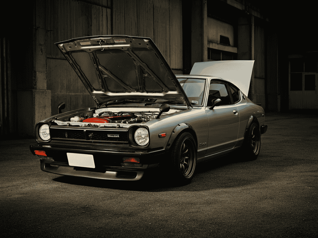 Toyota Supra Mk4 with iconic 2JZ engine, Old Japanese Car icon”