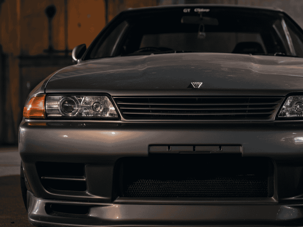 Unrestored R32 Skyline GT-R with original factory stickers”